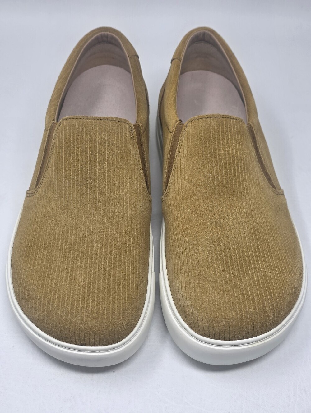 Birkenstock Oswego Men Size 9 / Women 11 / 42 Cork Brown Suede Leather New - Picture 6 of 13